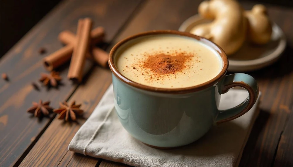 Alkoholmentes chai latte házilag