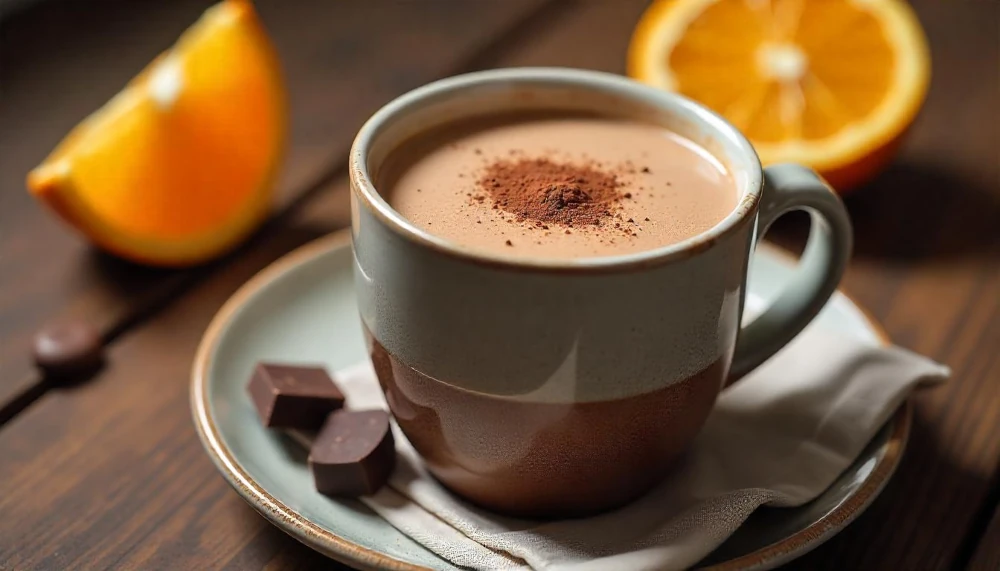 Narancsos forró csoki