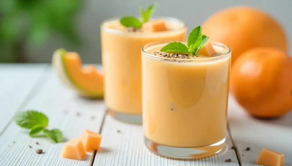 Sárgadinnyés smoothie chia maggal