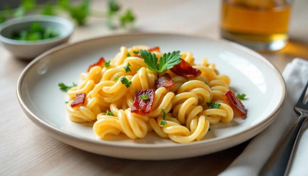 Sült káposztás-baconös tészta (light verzió)