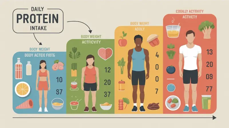 Mennyit fehérjét kell fogyasztani egy nap